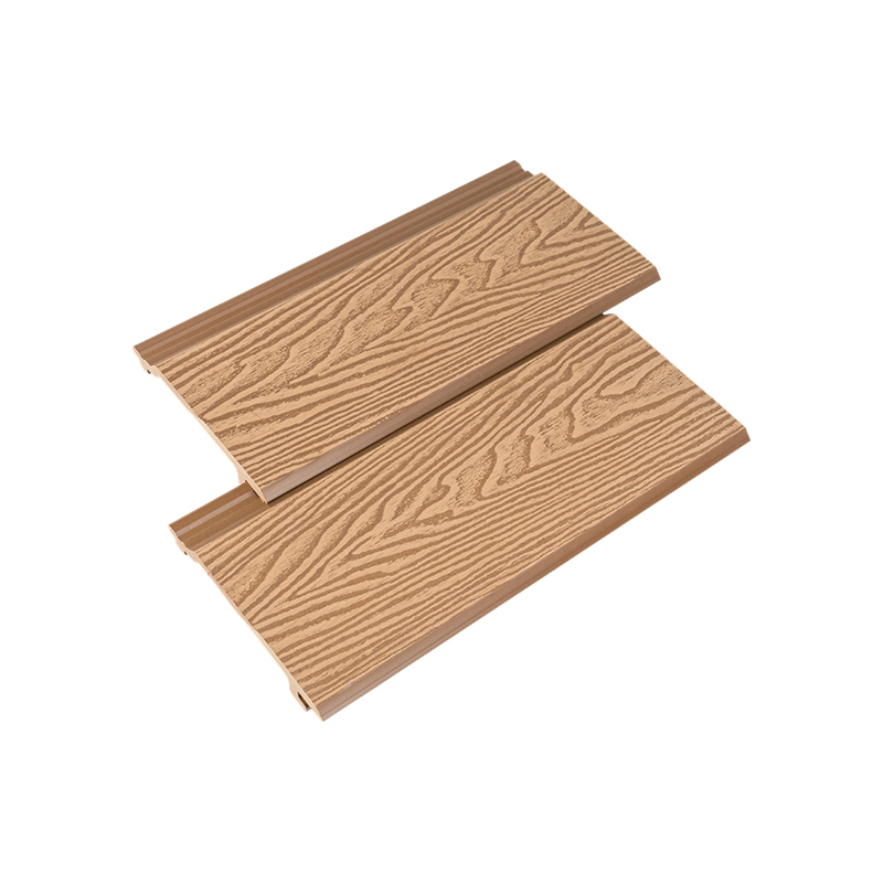 Pannello da parete per esterni con rivestimento in rilievo 3D per decking WPC
