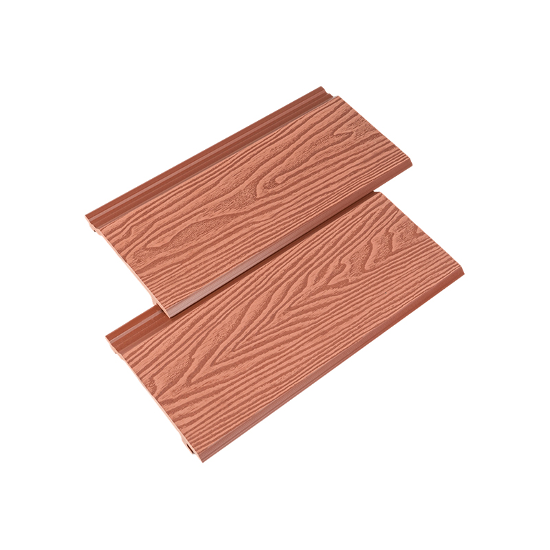 Pannello da parete per esterni con rivestimento in rilievo 3D per decking WPC